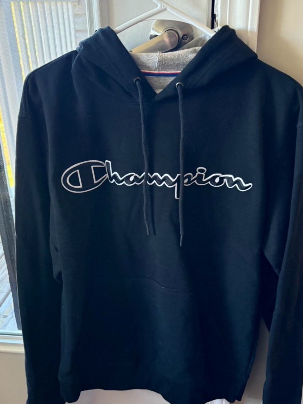 Champion Black Hoodie size small